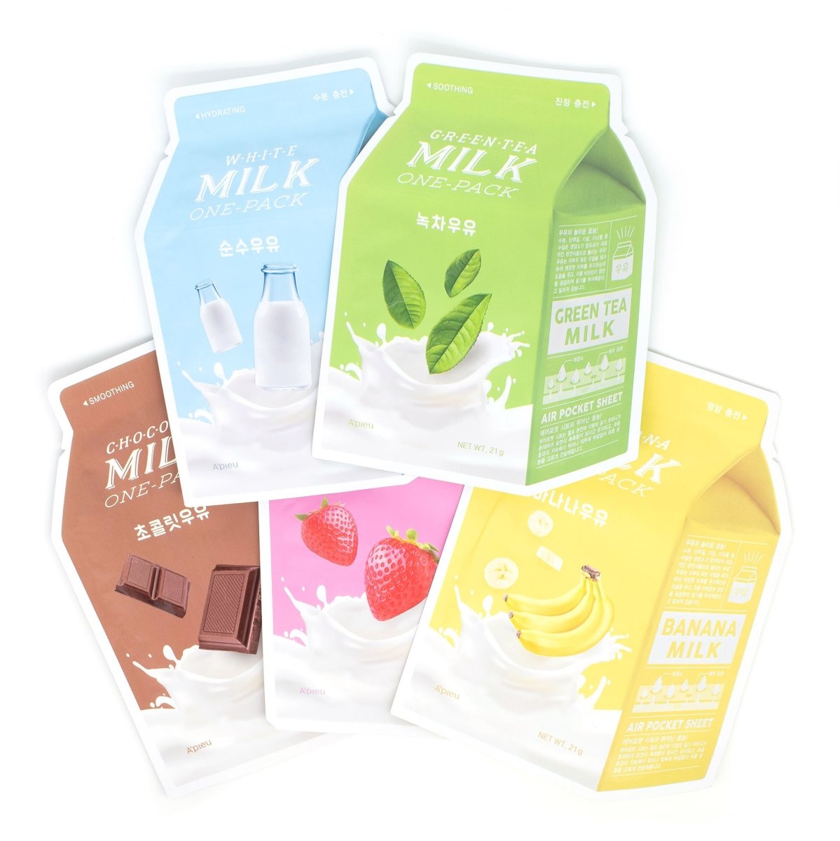 APIEU Milk Masks One Pack Mask 300pcs