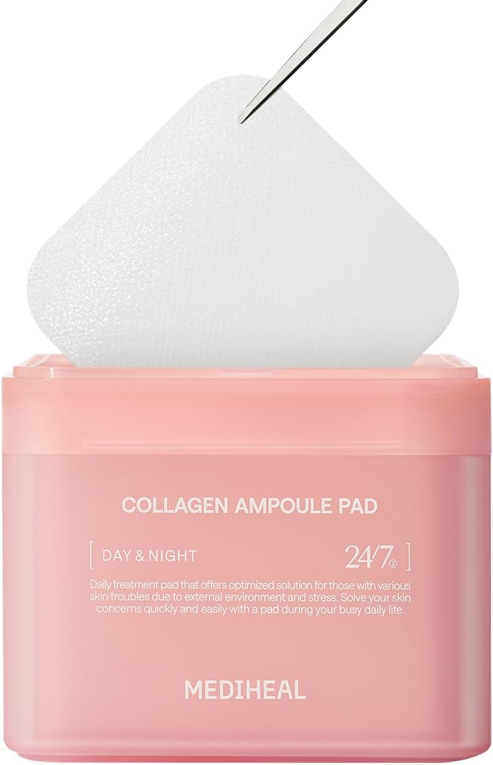 MEDIHEAL Collagen Ampoule Facial Toner Pads