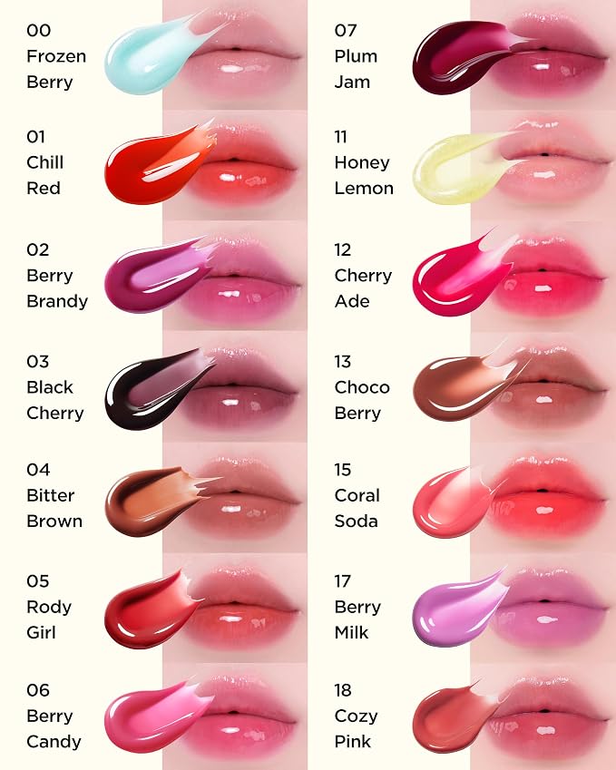 TOCOBO - Juicy Berry Plumping Lip Oil - 14 Colors (x50) (Bulk Box)