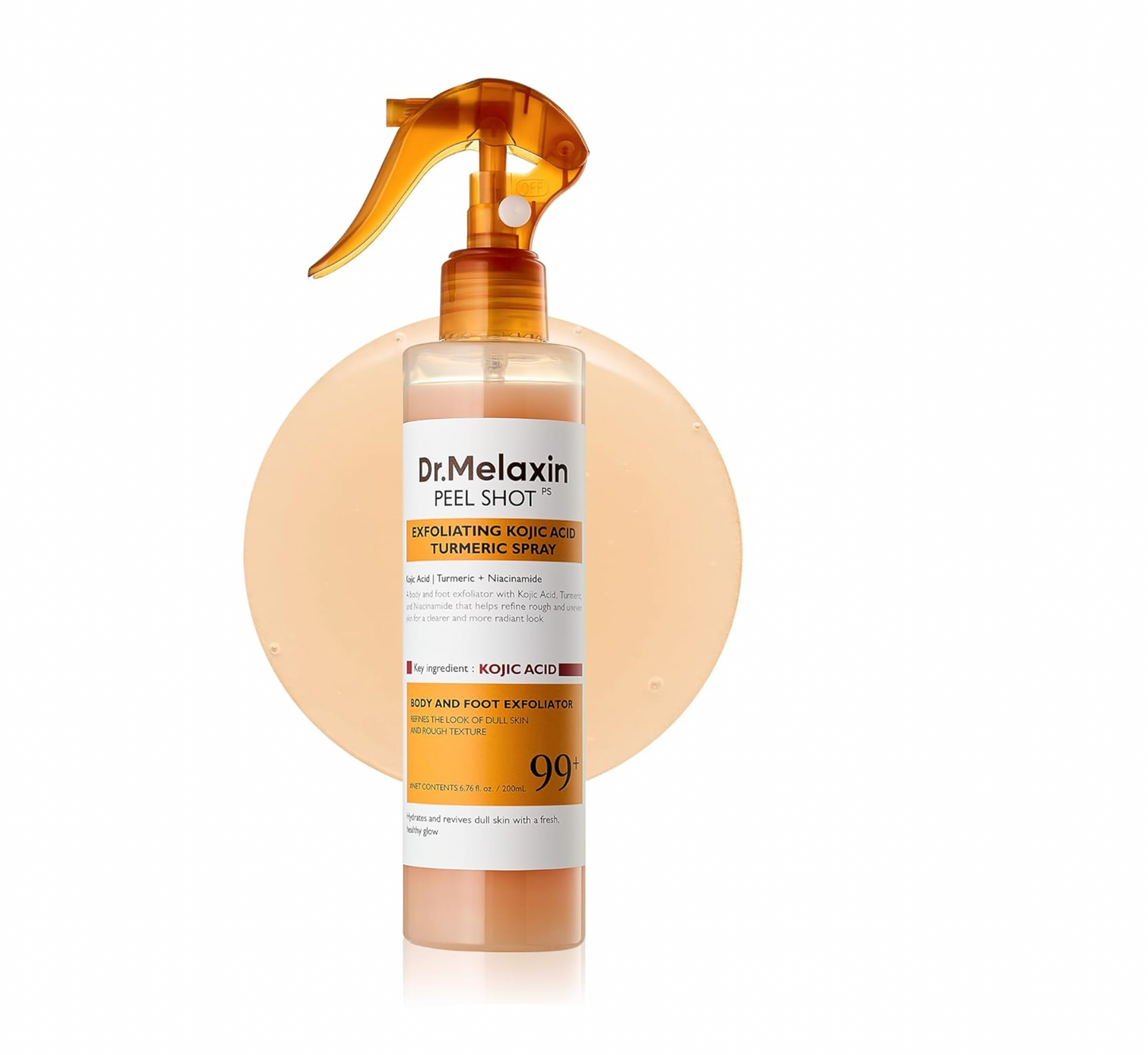 Dr Melaxin - Body peel shot exfoliator kojik acid turmeric X36 PCS