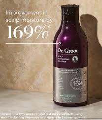 Dr. Groot Revitalizing Scalp Solution, Hair Thickening Shampoo 3 pcs