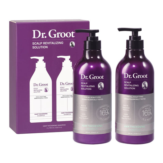 Dr. Groot Revitalizing Scalp Solution, Hair Thickening Shampoo 3 pcs